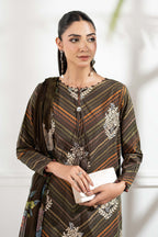 3 Piece Printed Lawn With Fully Heavy Embroidered Dress