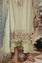 03-Piece Chiffon Suit With Embroidery | Ready To Wear