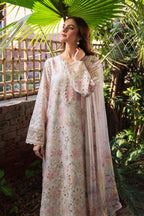 03-PIECE CHIKANKARI EMBROIDERED LAWN DRESS - Kapra Collection