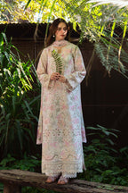 03-PIECE CHIKANKARI EMBROIDERED LAWN DRESS - Kapra Collection
