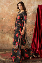 03-Piece Printed Lawn With Embroidered Chiffon Dupatta - Ready To Wear