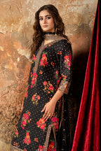03-Piece Printed Lawn With Embroidered Chiffon Dupatta - Ready To Wear