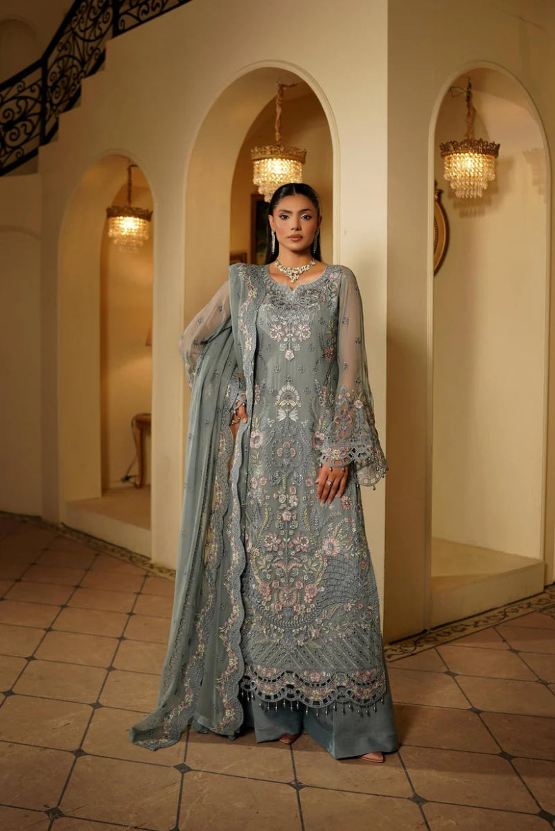 03-Piece Heavy Embroidered Chiffon Suit | Ready To Wear