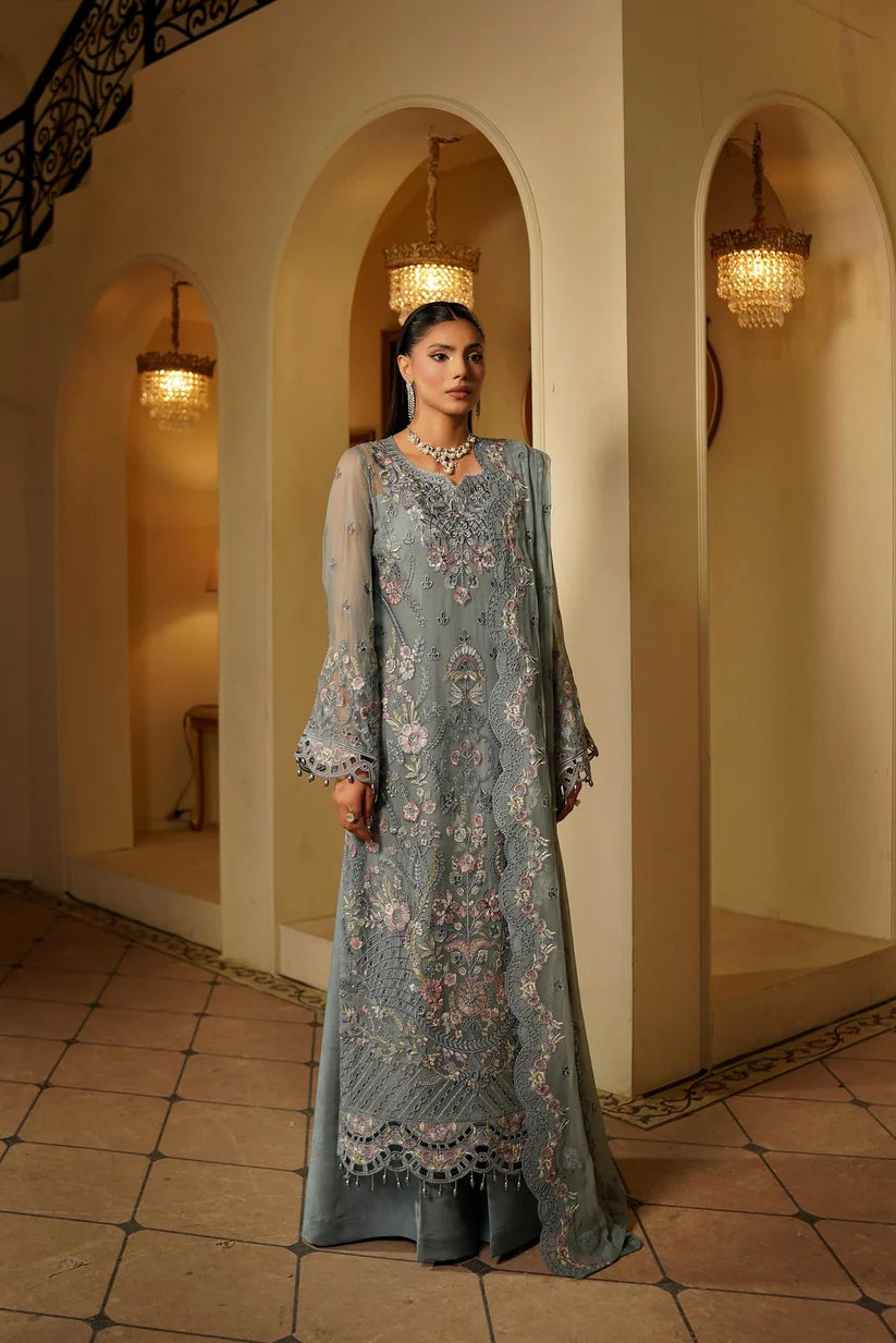 03-Piece Heavy Embroidered Chiffon Suit | Ready To Wear