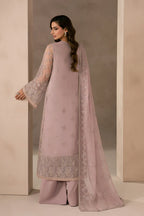 Pastel Blush: Heavy Embroiderd Chiffon Suit | Ready To Wear