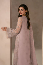 Pastel Blush: Heavy Embroiderd Chiffon Suit | Ready To Wear