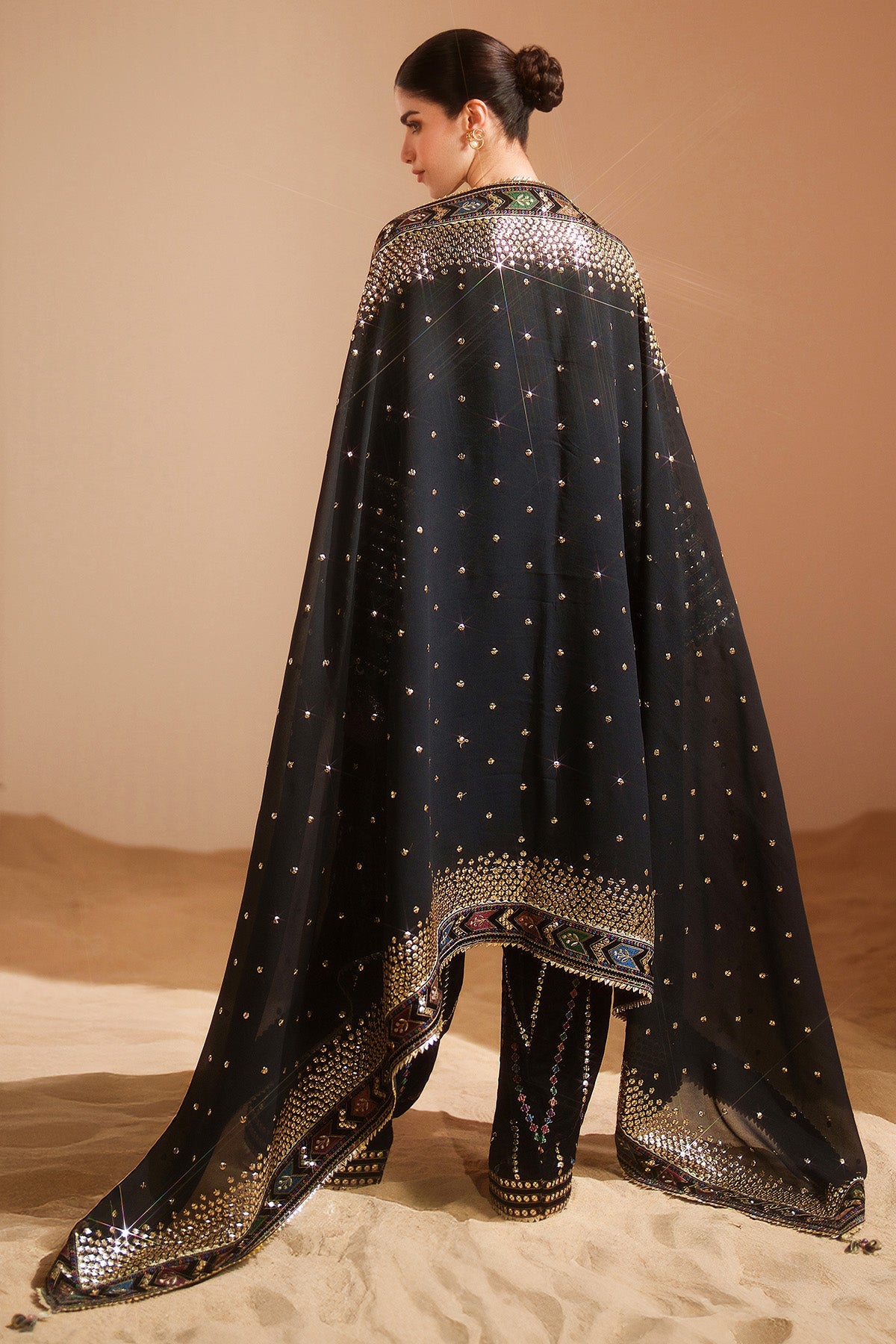 03-Piece Luxury Heavy Embroidered Lawn  Suit - Ready To Wear