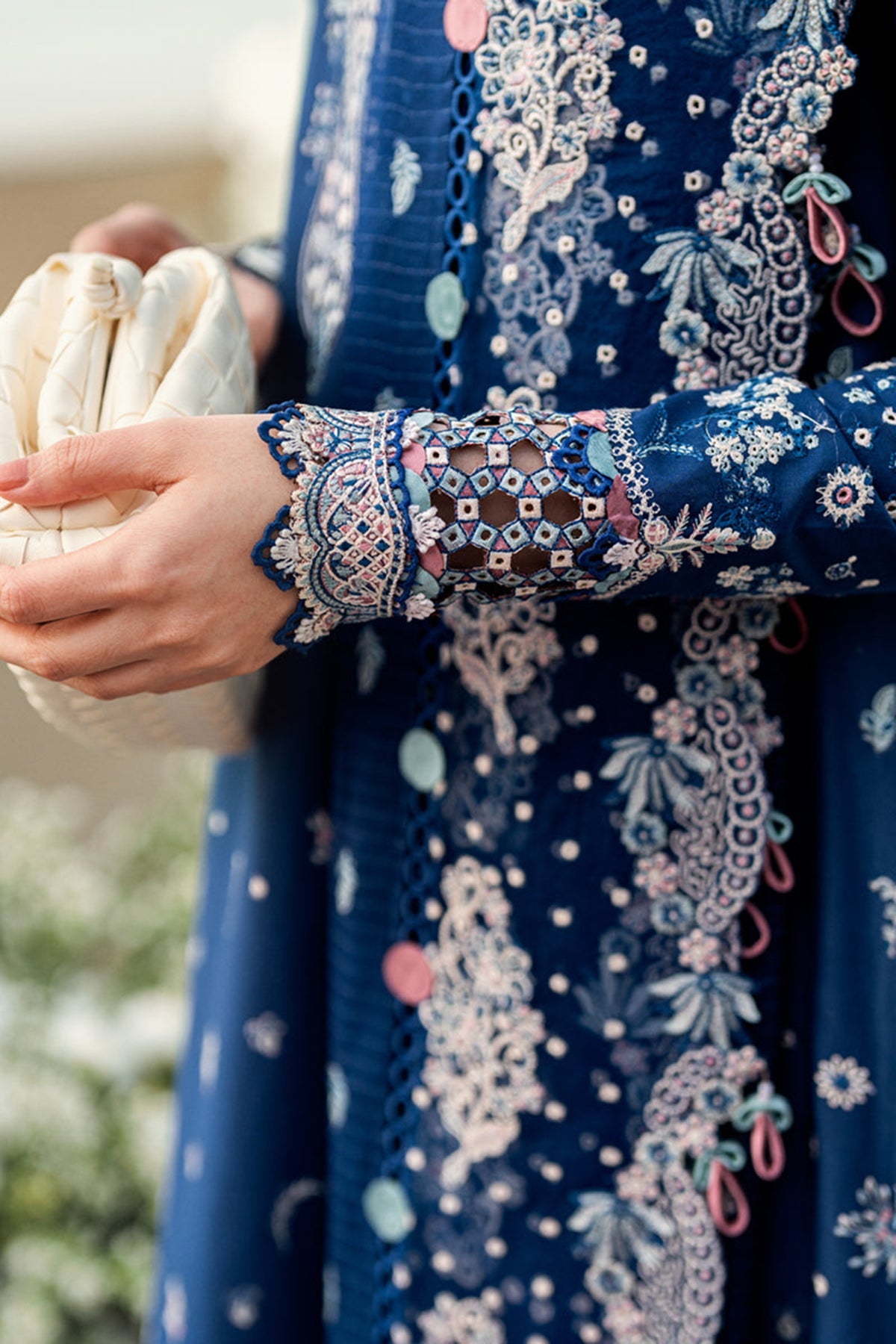 Qalamkar Embroidered Lawn 3-Piece Dress RTW