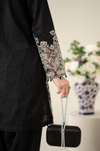 3 Piece Embroidered Dobby Suit