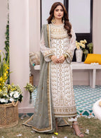 Dhanak Rang  Embroidered Chiffon Suits Stitched 3 Piece Suit