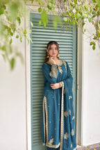 03-Piece Embroidered Chiffon Suit | Ready To Wear