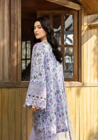 03-Piece Printed Lawn Suit With Embroidery | Ready To Wear