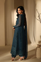 03-Piece Chiffon Suit WIth Embroidery - Ready To Wear
