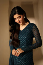 03-Piece Chiffon Suit WIth Embroidery - Ready To Wear