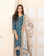 3-Piece stitched Digital Printed Staple Collection