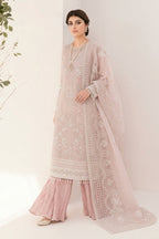 Viral Bridal Heavy Sequence Embroidered Organza 3-Piece Suit