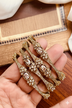Luxurious 4-Piece Designer Bangle Set