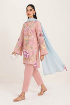 Pure Cotton suit  with Heavy Flower Embroidery | Ready To Wear