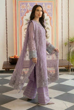 Luxury Embroidered Chiffon 3-Piece Suit