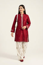 Luxury Heavy Embroidered Dhannak 2-Piece Suit