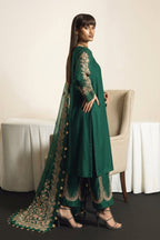 Hussain Rehar Noor Luxury Pret Formal – Bottle Green