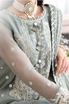 3  Piece Stitched Chiffon Suit