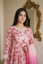 03-Piece Printed Lawn Suit With Embroidery - Ready To Wear