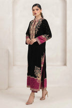 ETHNIC Luxury Embroidered Silk Suit with Silk Trouser|Ready To Wear