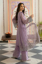 Luxury Embroidered Chiffon 3-Piece Suit