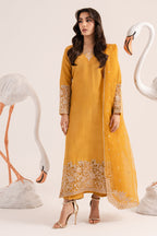 3-Piece Chiffon Embroidered Suit Ready To Wear