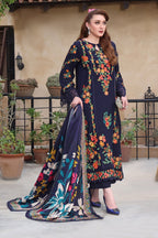 3 Piece Stitched Dhanak  Dress - Ready  to Wear