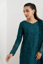 03-Piece Lawn Suit With Chikankari Embroidery - Ready To Wear