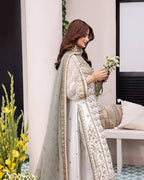 Dhanak Rang  Embroidered Chiffon Suits Stitched 3 Piece Suit