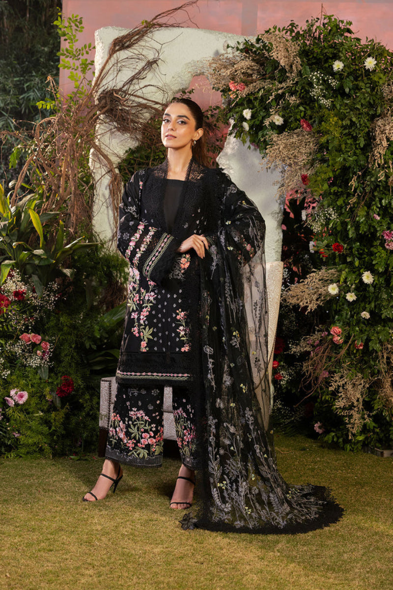 Luxury Embroidered Cotton Suit Ready-to-Wear
