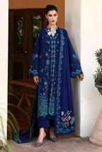 03-Piece Embroidered Lawn Suit With Chiffon Dupatta | Ready To Wear