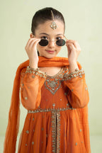 03 Piece Embroidered Chiffon Suit - Ready To Wear