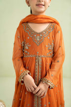 03 Piece Embroidered Chiffon Suit - Ready To Wear