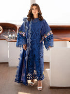 03-Piece Cotton Suit With Embroidery - Ready To Wear