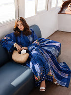 03-Piece Cotton Suit With Embroidery - Ready To Wear