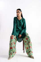 Gulnar Shalwar - Mint