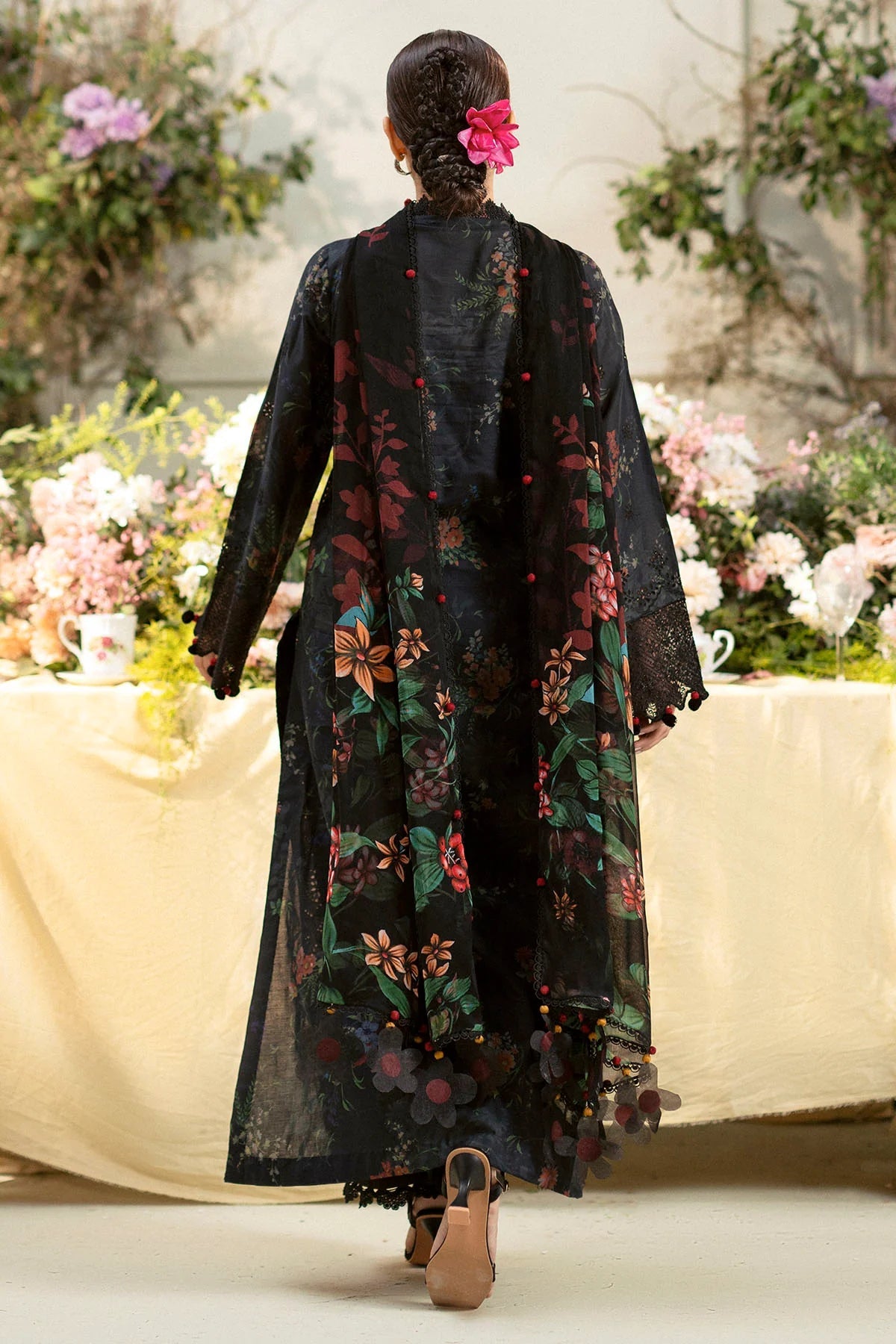 3-Piece Lawn Fully Embroidered Dress Ready To Wear