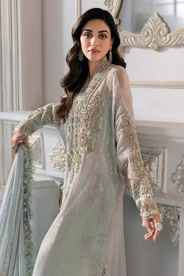 03-Piece Embroidered Chiffon Suit | Ready To Wear