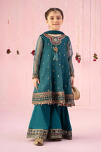 03 Piece Heavy Embroidered Chiffon Suit - Ready To Wear