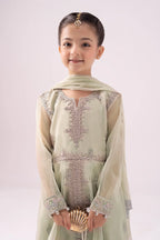 03 Piece Heavy Embroidered Chiffon Suit - Ready To Wear