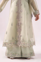 03 Piece Heavy Embroidered Chiffon Suit - Ready To Wear