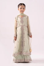 03 Piece Heavy Embroidered Chiffon Suit - Ready To Wear