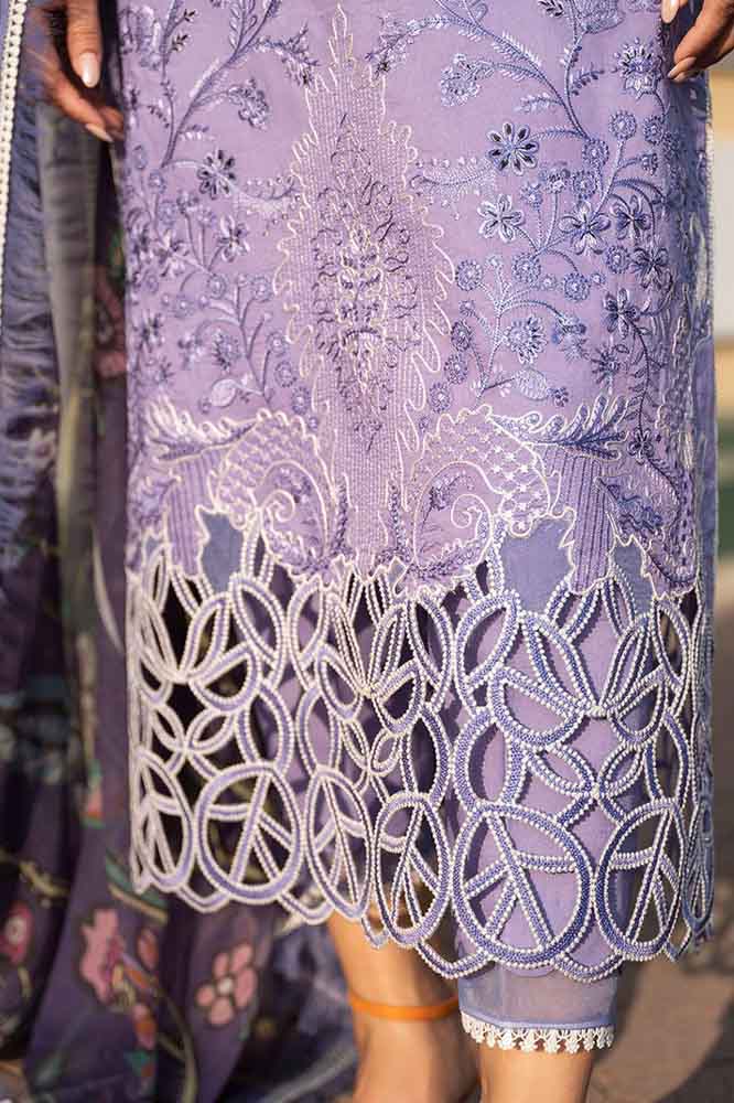 03-Piece Lawn Suit With Embroidery | Ready To Wear