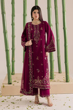 02-Piece Embroidered Cotton Lawn Suit | Ready To Wear