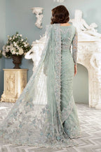 Heavy Embroidered Net Saree | Ready To Wear