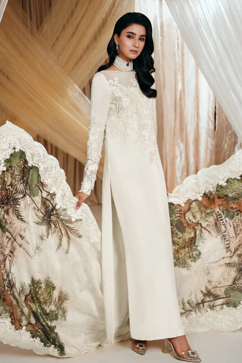 Musferah Saad – Pearl Symphony Luxury Silk Suit